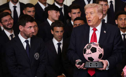 Trump comenta el juego de Messi en el Mundial