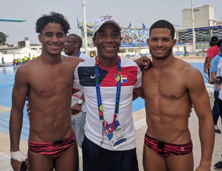 Gómez y Calderón conquistan bronce para República Dominicana en clavados