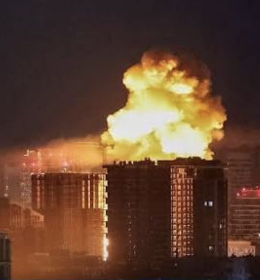 Reportan potentes explosiones e incendios en Kiev (FOTOS, VIDEOS)