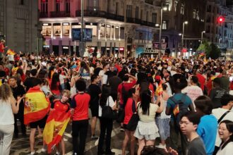 Inolvidable Gran Vía: Los instantes eternos del triunfo de la Selección