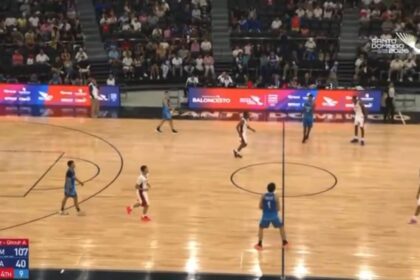 RD aplasta a Guatemala por 107-40 en el Campeonato U20 de Baloncesto