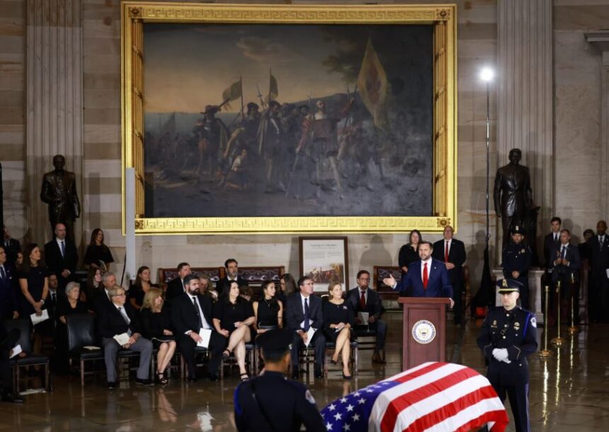 Trump y líderes mundiales despiden a Lindsey Graham en un multitudinario homenaje