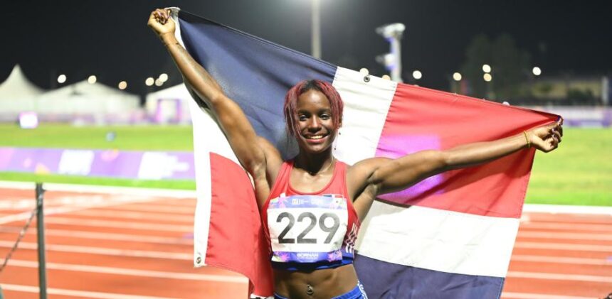 Liranyi Alonzo le da otro oro a RD y rompe record en los 100 metros