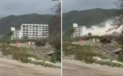 VIDEO: Demolición controlada de uno de los edificios colapsados por los sismos en Venezuela