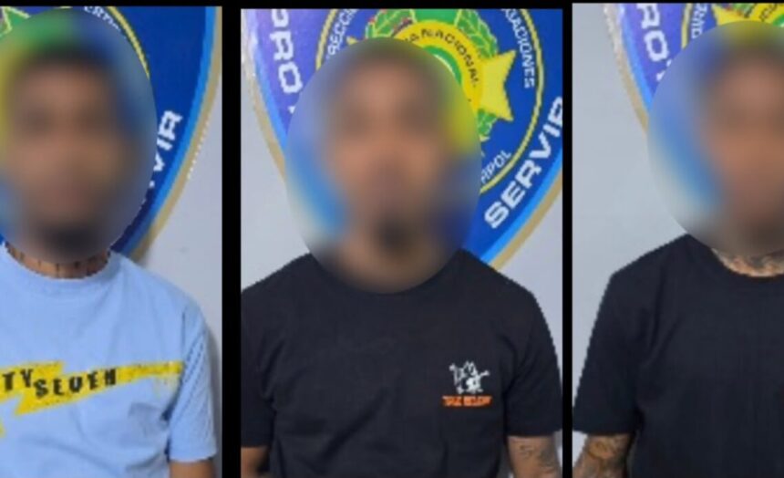 Arrestan a “Luimi”, “Roy” y “Coquito”; vinculados a asalto a mano armada en Santiago