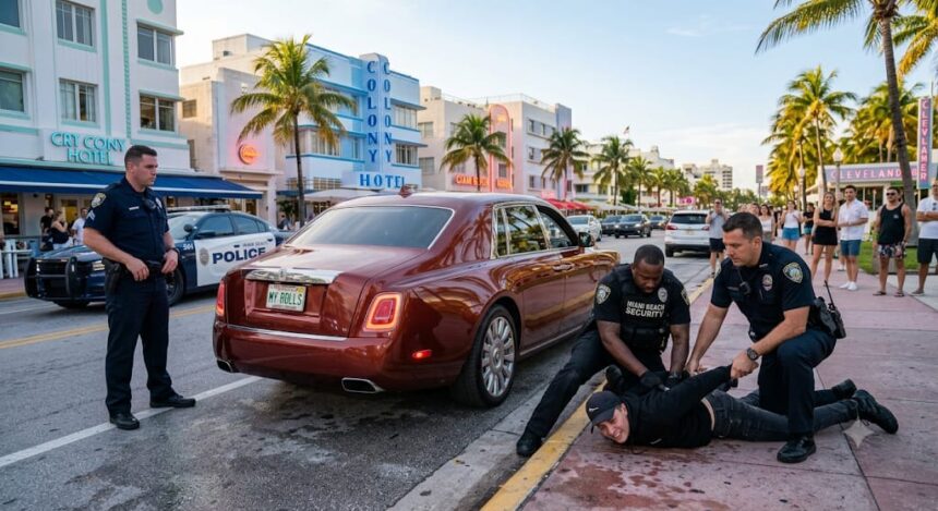 BRUTAL VIDEO: Intenta robarse un auto de lujo con su conductora dentro y sufre las dolorosas consecuencias