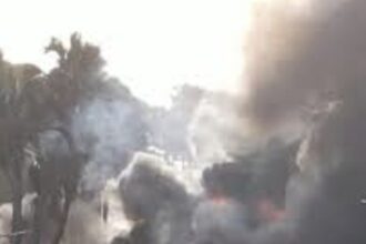 Fuera de Serie : Autoridades reportan dos muertos tras incendio de camión en la avenida George Washington