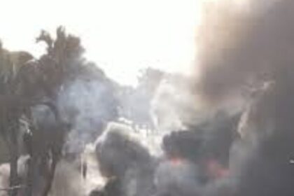 Fuera de Serie : Autoridades reportan dos muertos tras incendio de camión en la avenida George Washington