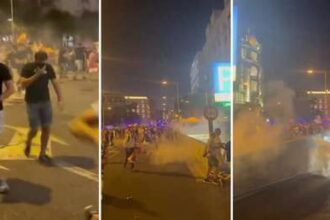 Caos en Madrid: Policía lanza lacrimógenas contra una protesta por la crisis migratoria en Ceuta (VIDEOS)
