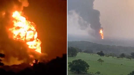 VIDEO: Violenta explosión en una planta salinera en México