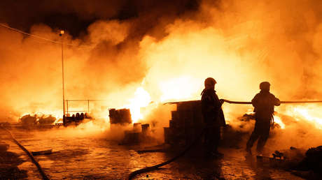Reportan explosiones e incendio en Kiev (VIDEO)