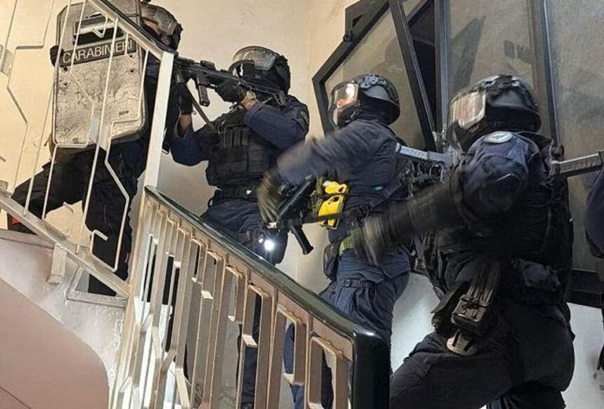 Nueve dominicanos y colombianos detenidos en Roma por narcotráfico y secuestro
