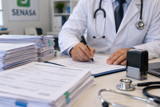 Formularios eran enviados ya preparados y luego formalizados por un médico, según expediente