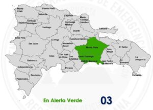 COE emite alerta verde para el DN y dos provincias ante vaguada