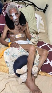 Familia denuncia  que hombre postrado en cama lleva meses sin cobrar sus pensiones