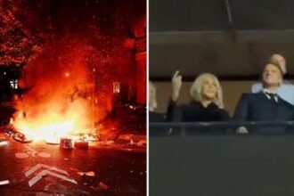 Macron, blanco de memes tras aparecer un video en que disfruta de un 'show' de Celine Dion en víspera de las protestas