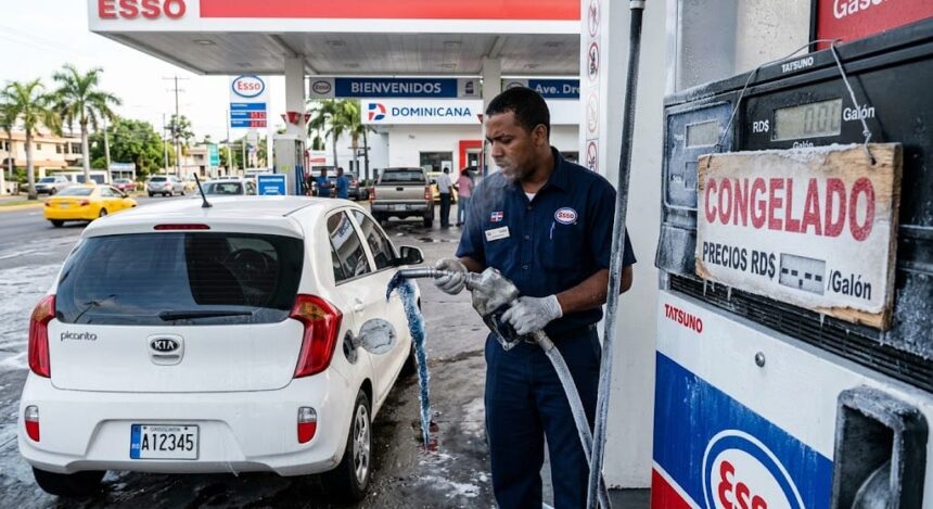 Gobierno congela el precio de los combustibles