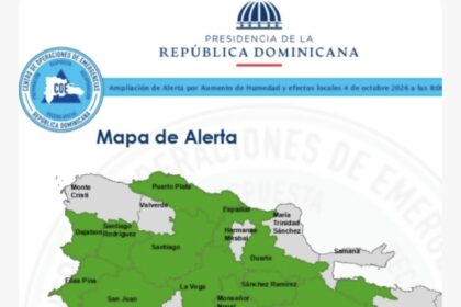 COE mantiene en alerta verde a 17 demarcaciones por efectos de vaguada