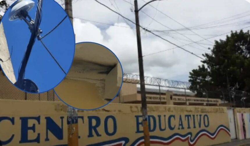 Denuncian fallas eléctricas y riesgo de incendio en liceo de Los Cacaos, Samaná