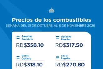 Gobierno mantiene congelados los precios de los combustibles durante esta semana